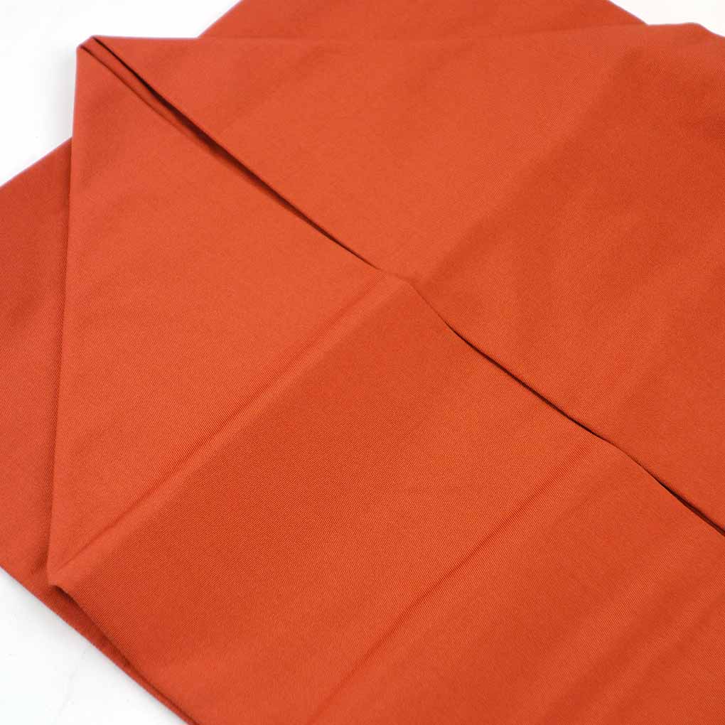 名古屋帯 リサイクル帯 幅30cm 長さ350cm レディース 扇面 秋冬春用 正絹（シルク）レッド 美品 リメイク リユース【ランクA】