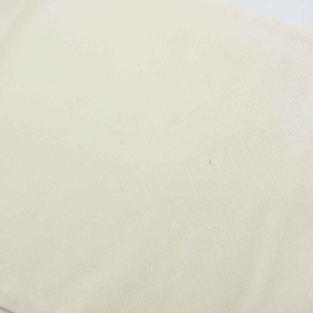 袋帯 リサイクル帯 幅31cm 長さ438cm レディース 松 秋冬春用 正絹（シルク）ベージュ やや難 リメイク リユース【ランクB】