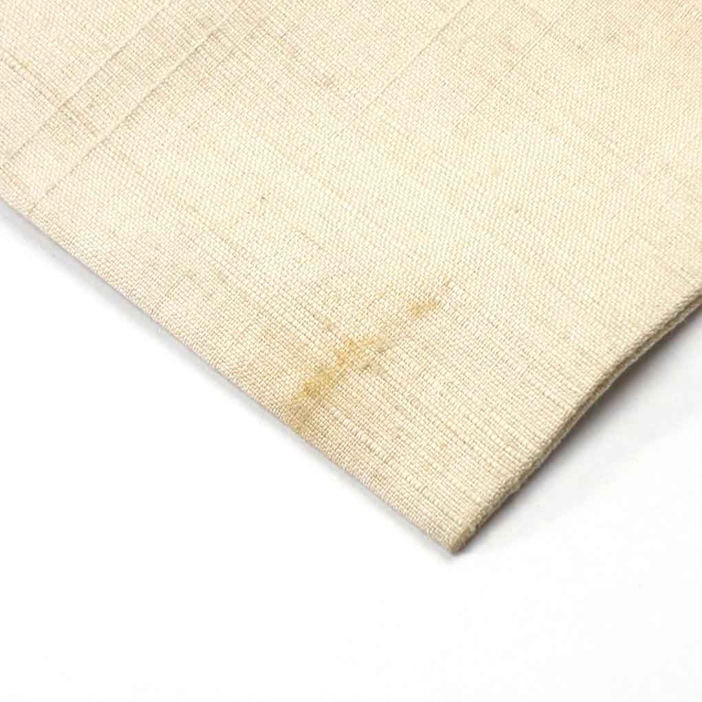 名古屋帯 リサイクル帯 幅30cm 長さ355cm レディース 相良刺繍 秋冬春用 正絹(シルク)ホワイト やや難 リメイク リユース【ランクB】