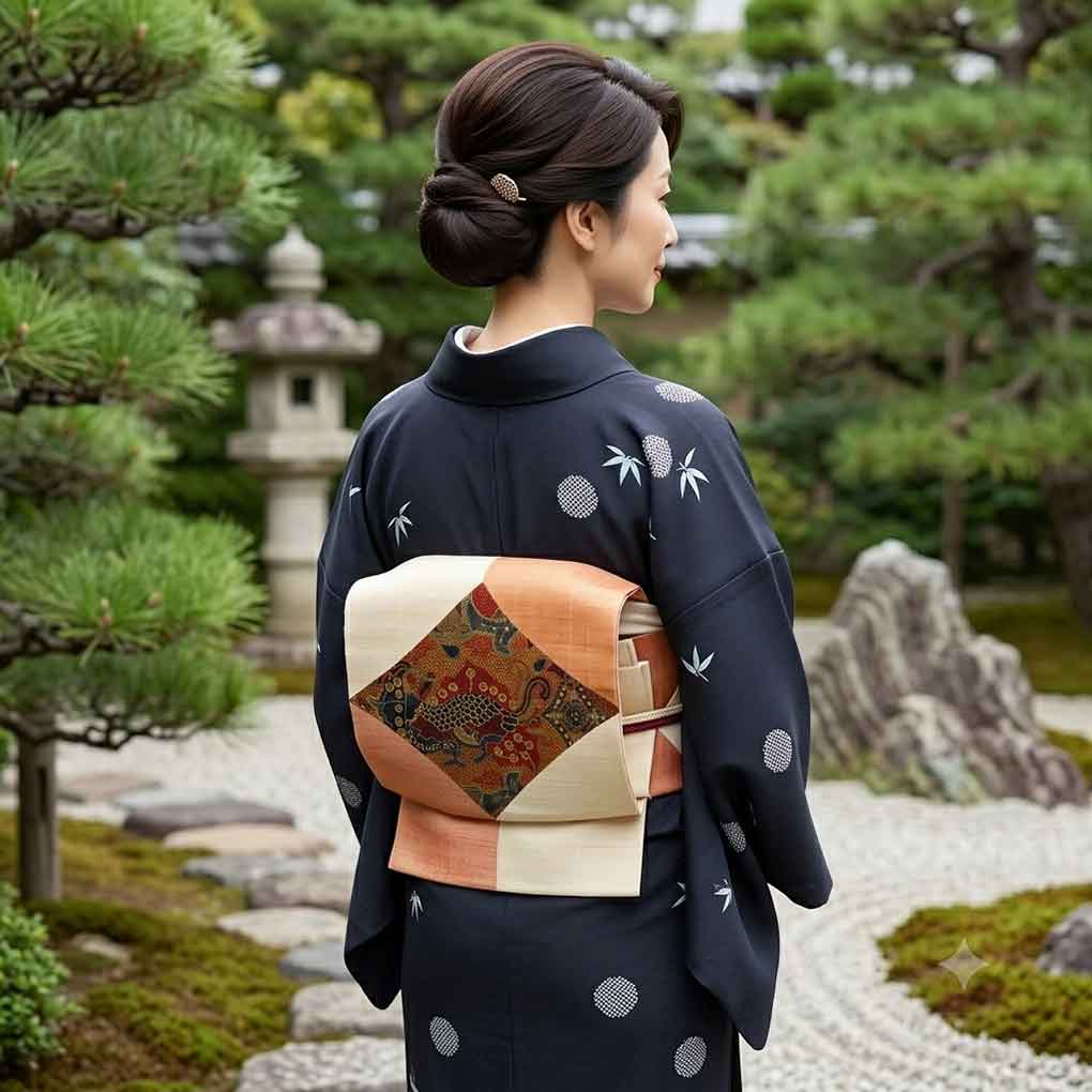 名古屋帯 リサイクル帯 幅30cm 長さ355cm レディース 相良刺繍 秋冬春用 正絹(シルク)ホワイト やや難 リメイク リユース【ランクB】