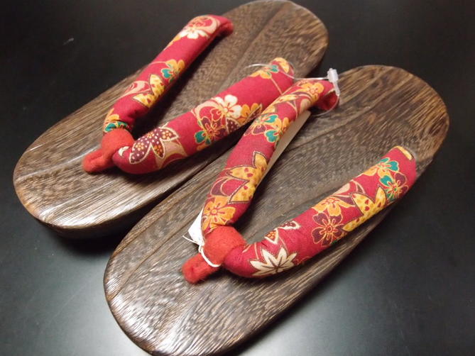 【子供用下駄】女児用下駄 ゲタ 祭用履物 祭り用靴 雪駄 サンダル 草履 18cm（17～18cm用） 送料別途 あす楽【新品】
