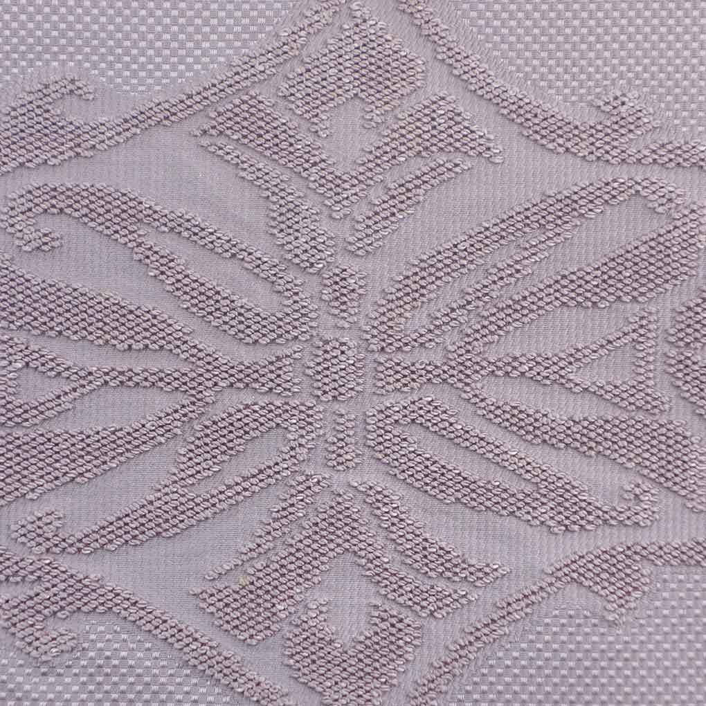 名古屋帯 リサイクル帯 幅31cm 長さ360cm レディース 相良刺繍 秋冬春用 正絹(シルク)パープル 美品 リメイク リユース【ランクA】