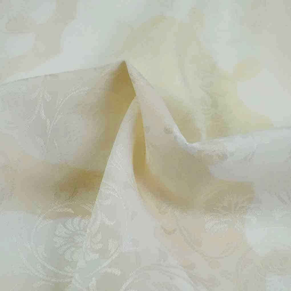 【仕立代込み】家庭で洗える正絹長襦袢「ふるるん」・家庭で手洗いできて清潔です。完全フルオーダー仕立て、送料無料でお届けいたします。カジュアルフォーマル兼用でお使い頂けます。【ベージュ地・雪輪】