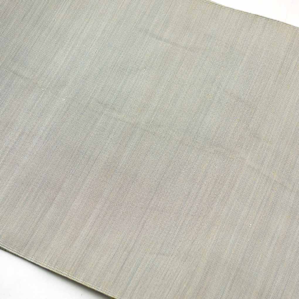 名古屋帯 リサイクル帯 幅30cm 長さ367cm レディース 花柄 秋冬春用 正絹(シルク)ネイビー やや難 リメイク リユース【ランクB】