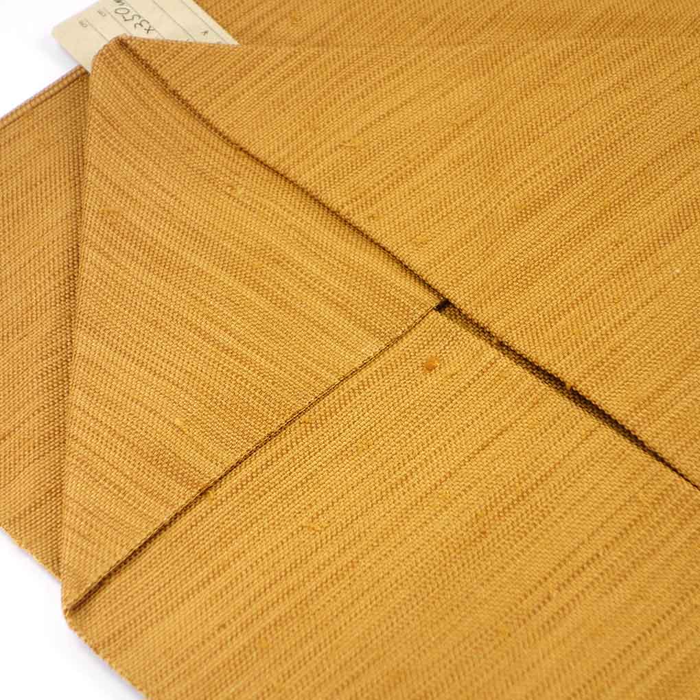 名古屋帯 リサイクル帯 幅30.5cm 長さ350cm レディース 無地 秋冬春用 正絹（シルク）ブラウン 美品 リメイク リユース【ランクA】