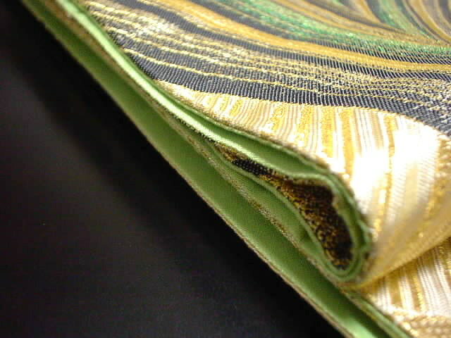 振袖用袋帯 正絹袋帯 成人式用袋帯 変わり結び用 丸帯 フォーマル用 六通柄 モダン柄  振袖 二十歳 婦人用 女性用 袷袋帯 花柄 西陣織 絹100％ 【新品】