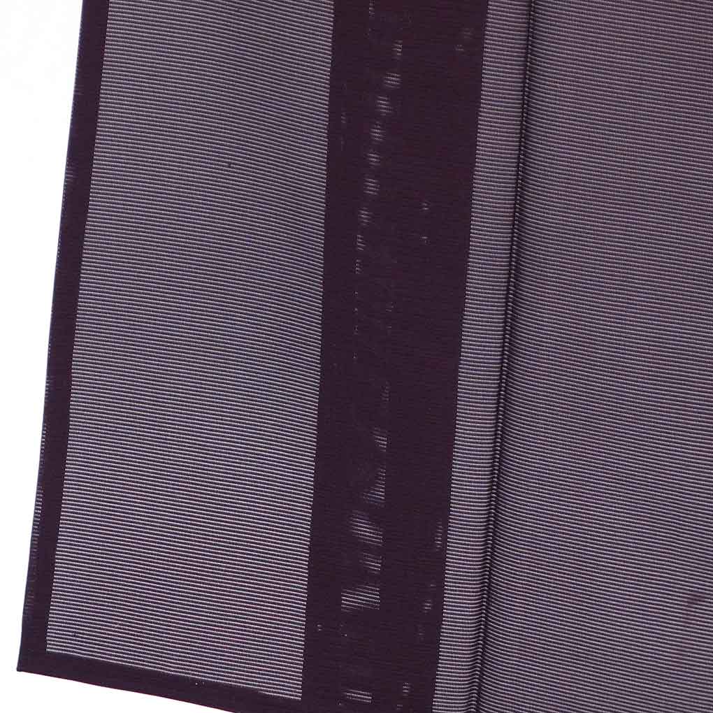 色無地 リサイクル着物 身丈162cm 裄64cm 前幅25cm 後幅29cm 袖丈49cm 袖幅33cm レディース 無地 裄Mサイズ 夏用 正絹（シルク）パープル 未使用品 リメイク リユース【ランクS】