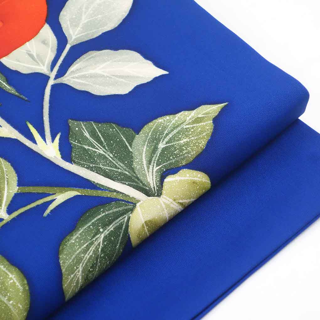 名古屋帯 リサイクル帯 幅30.5cm 長さ361cm レディース 薔薇柄 秋冬春