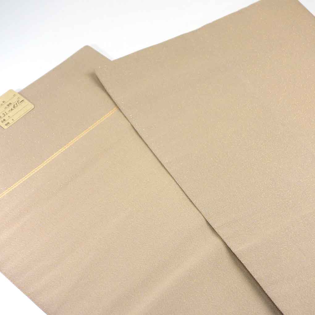 袋帯 リサイクル帯 幅31cm 長さ435cm レディース 松 秋冬春用 正絹（シルク）ブラウン 美品 リメイク リユース【ランクA】