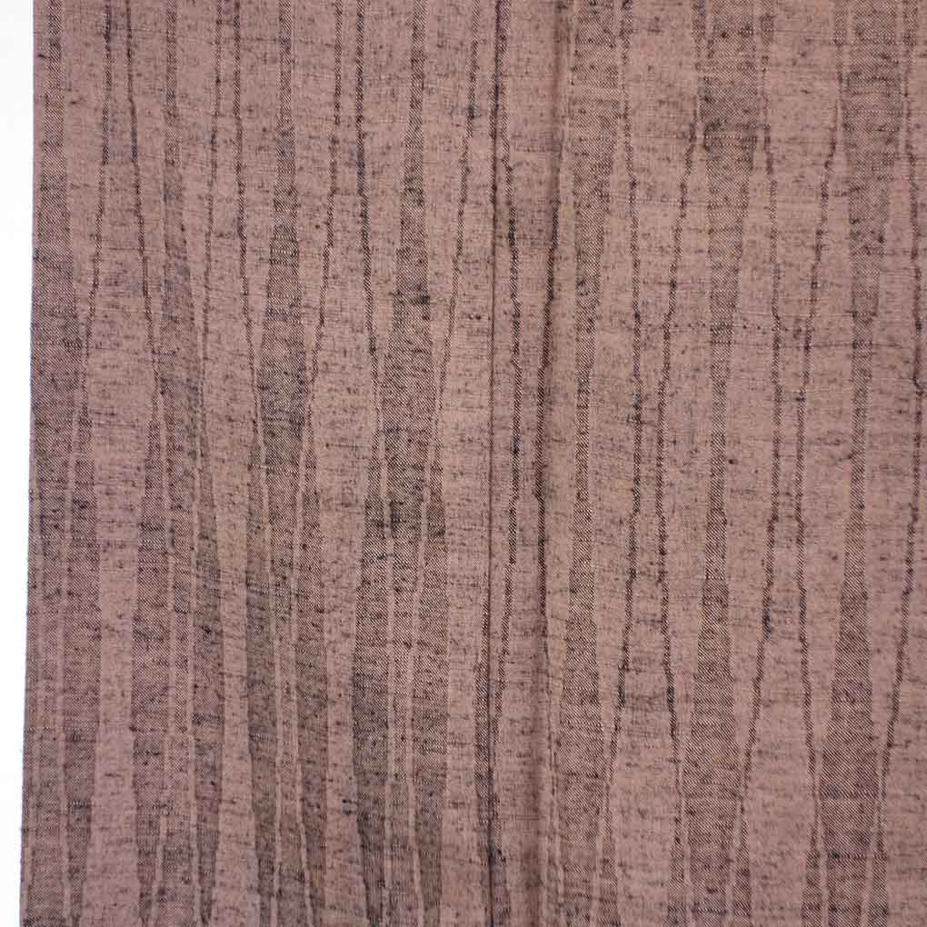 紬 リサイクル着物 身丈157cm 裄64cm 前幅23.5cm 後幅29cm 袖丈49cm 袖幅33cm レディース 袷 立涌 裄Mサイズ 秋冬春用 正絹（シルク）パープル 美品 リメイク リユース【ランクA】