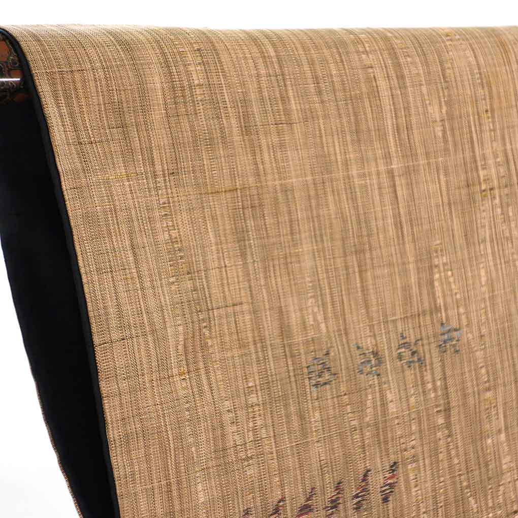 紬 リサイクル着物 身丈158cm 裄62cm 前幅22.5cm 後幅28.5cm 袖丈47cm 袖幅32cm レディース 袷 連続模様 裄Sサイズ 秋冬春用 正絹（シルク）ブラウン 美品 リメイク リユース【ランクA】