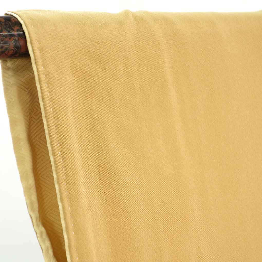 訪問着 リサイクル着物 身丈165cm 裄68cm 前幅23cm 後幅30cm 袖丈48cm 袖幅34cm レディース 袷 風景画 裄長 裄Lサイズ 秋冬春用 正絹(シルク)ブラウン トールサイズ 未使用品 リメイク リユース【ランクS】