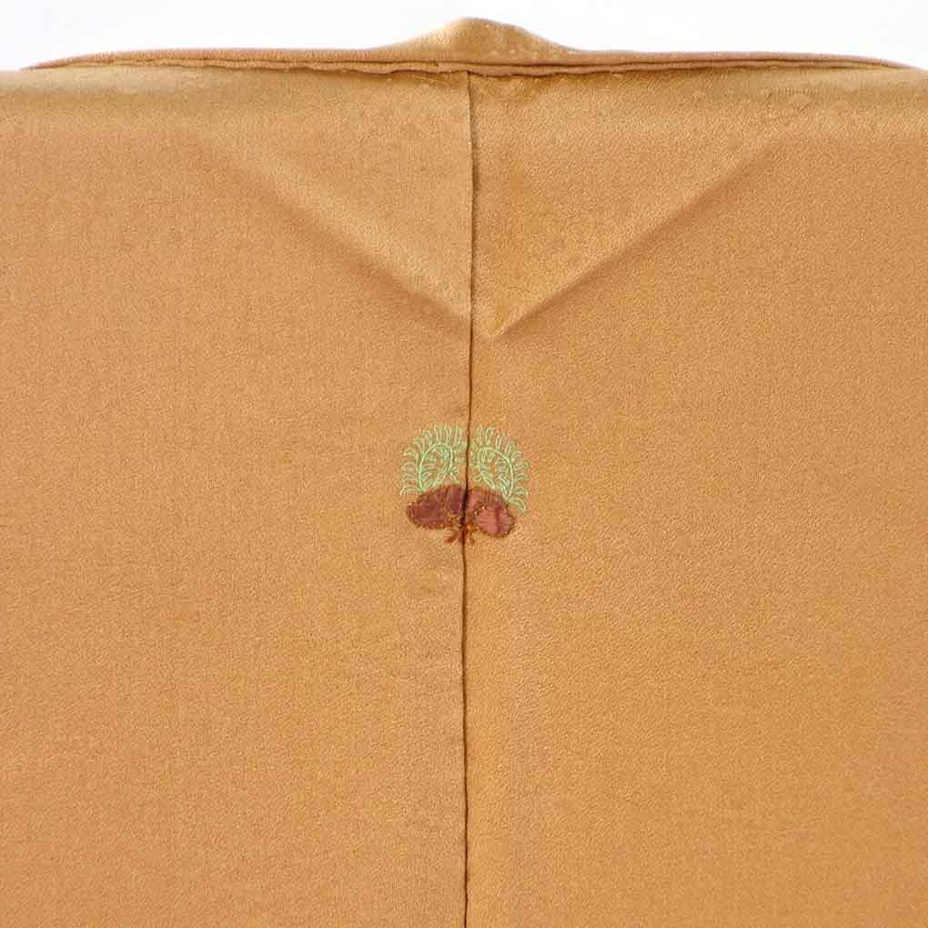 訪問着 リサイクル着物 身丈167cm 裄66cm 前幅25cm 後幅29.5cm 袖丈49cm 袖幅34cm レディース 袷 花柄 裄長 裄M-Lサイズ 秋冬春用 正絹(シルク)ブラウン トールサイズ 美品 リメイク リユース【ランクA】