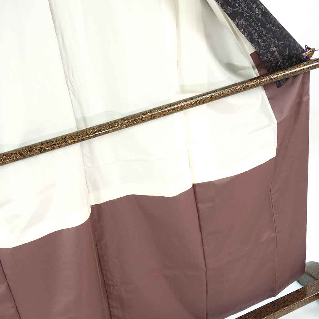 紬 リサイクル着物 身丈164cm 裄66cm 前幅25cm 後幅30.5cm 袖丈49cm 袖幅33.5cm レディース 袷 植物 裄長 裄M-Lサイズ 秋冬春用 正絹(シルク)ブラック トールサイズ 美品 リメイク リユース【ランクA】
