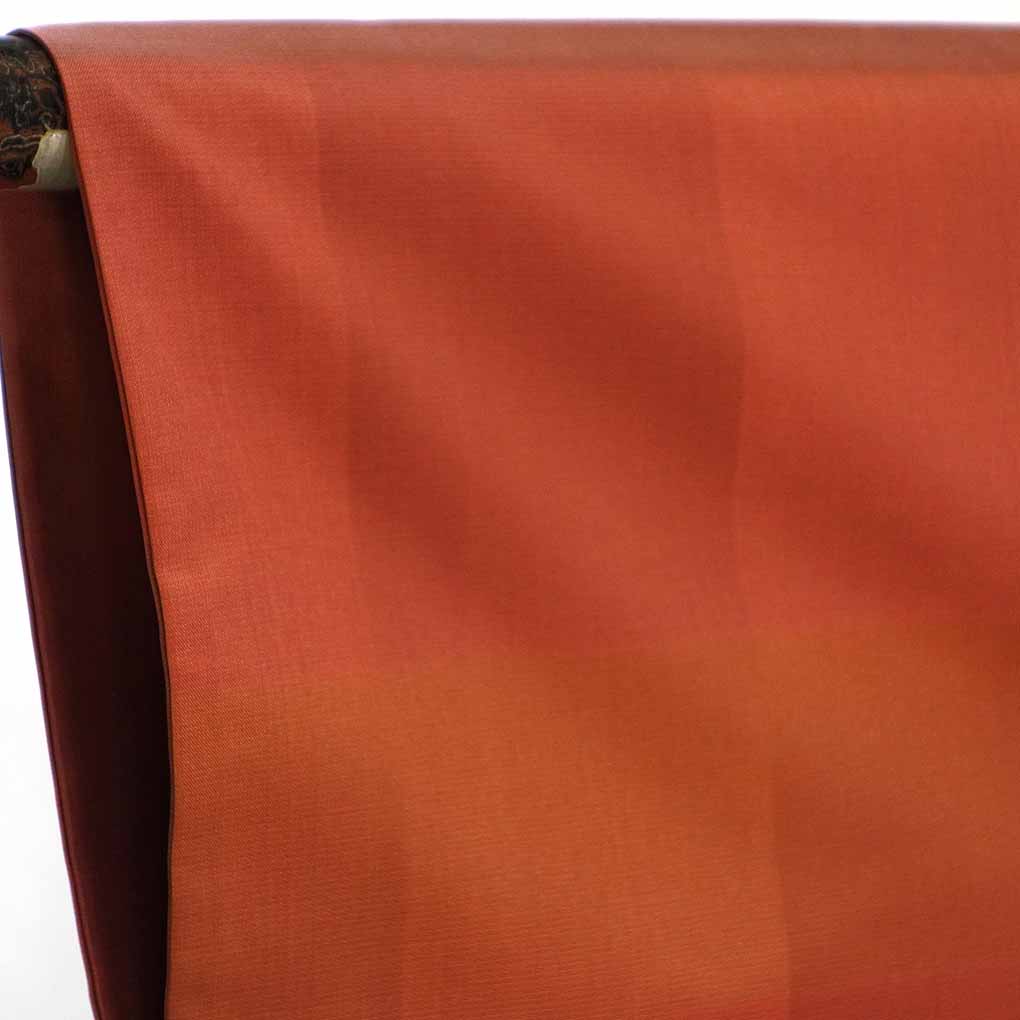 コート リサイクル着物 コート丈85cm 裄65cm 袖丈47cm 袖幅33cm レディース 袷 横段柄 裄Mサイズ 秋冬春用 正絹(シルク)ブラウン 美品 リメイク リユース【ランクA】