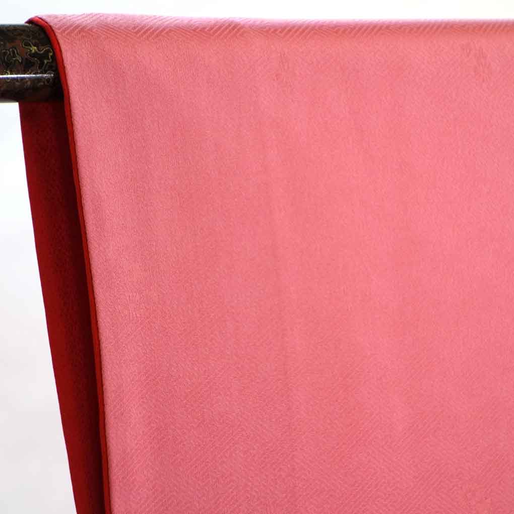 振袖 リサイクル着物 身丈171cm 裄68cm 前幅24cm 後幅30cm 袖丈119cm 袖幅34cm レディース 袷 梅柄 裄長 裄Lサイズ 秋冬春用 正絹（シルク）ピンク トールサイズ 美品 リメイク リユース【ランクA】
