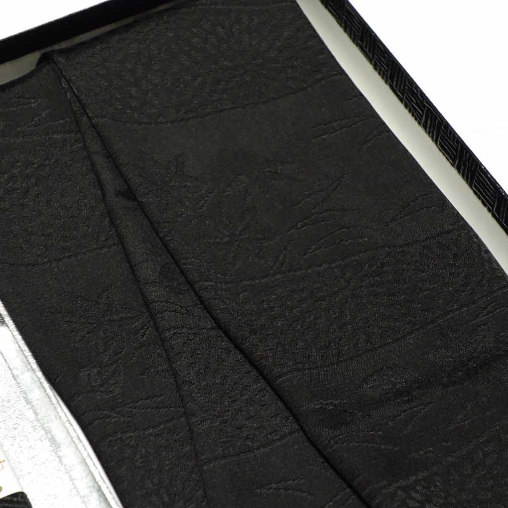 喪服用正絹帯締帯揚セット 】夏用 冬用 葬式用 帯締め帯揚げセット 帯