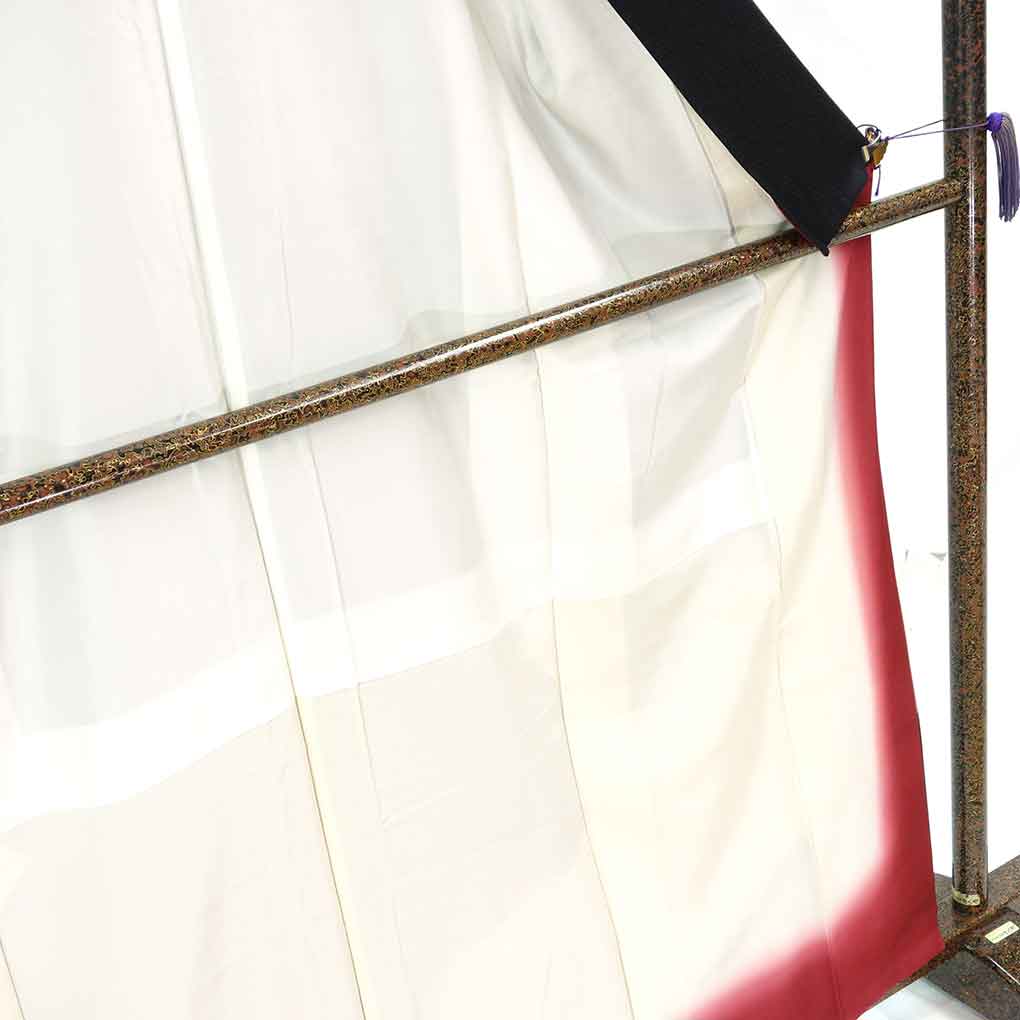 訪問着 リサイクル着物 身丈163cm 裄66cm 前幅23cm 後幅28cm 袖丈48cm 袖幅34cm レディース 袷 蝶柄 裄長 裄M-Lサイズ 秋冬春用 正絹（シルク）ブラック 美品 リメイク リユース【ランクA】