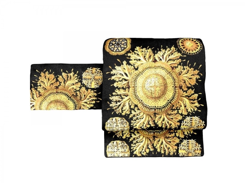 袷着物（ムーンライトフラワー（ライトグレー）） SAK-SMK200929