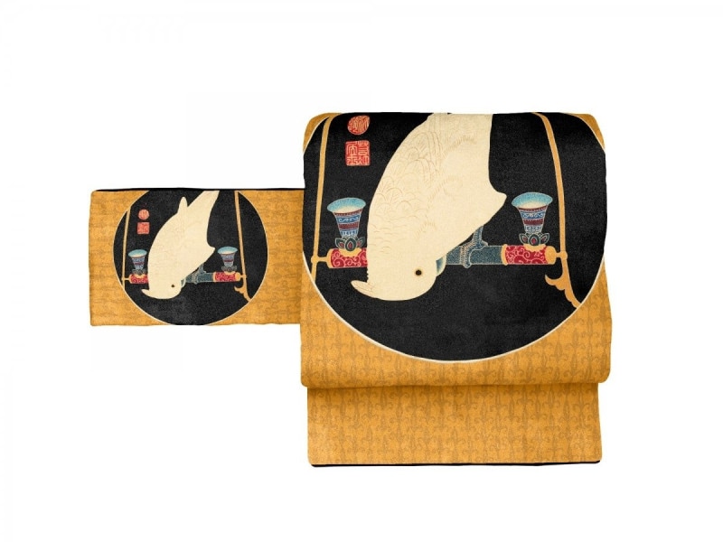 京袋帯 FU50096 | 柄別,犬 | ゴフクヤサン・ドットコム