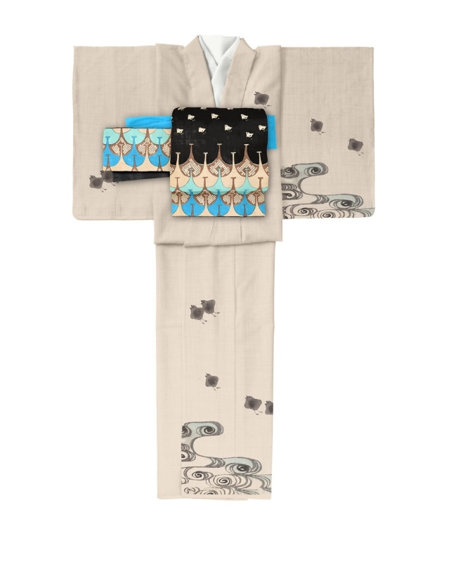 セオα夏着物・浴衣（ハチワレ猫） SAK-SK42901a | さく研究所