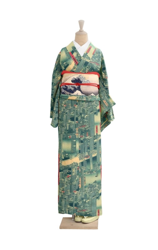 着物 AK071301 | 柄別,妖怪・おばけ・ドクロ | ゴフクヤサン