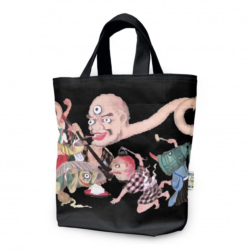 トートバッグ　sTB00181　百鬼夜行柄　即納品