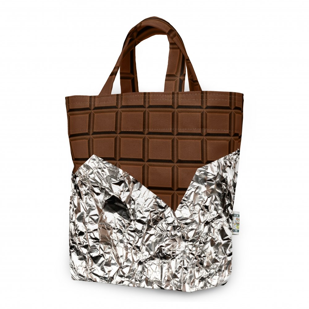 トートバッグ　sTB180196 　チョコレート柄　即納品