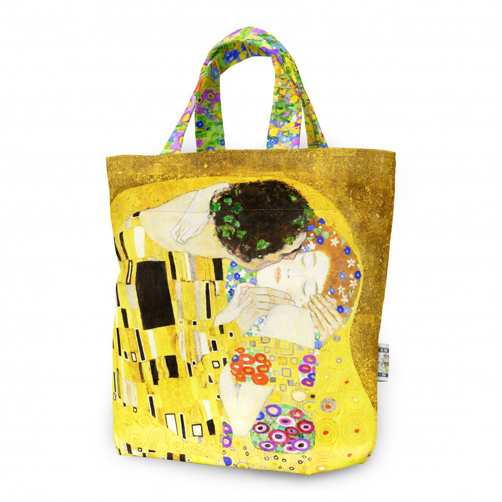 トートバッグ　sTB50290　クリムト「接吻」柄　即納品