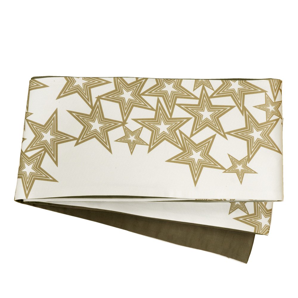 半幅帯（星（アイボリー））　sSAK-HNOP190515　即納品