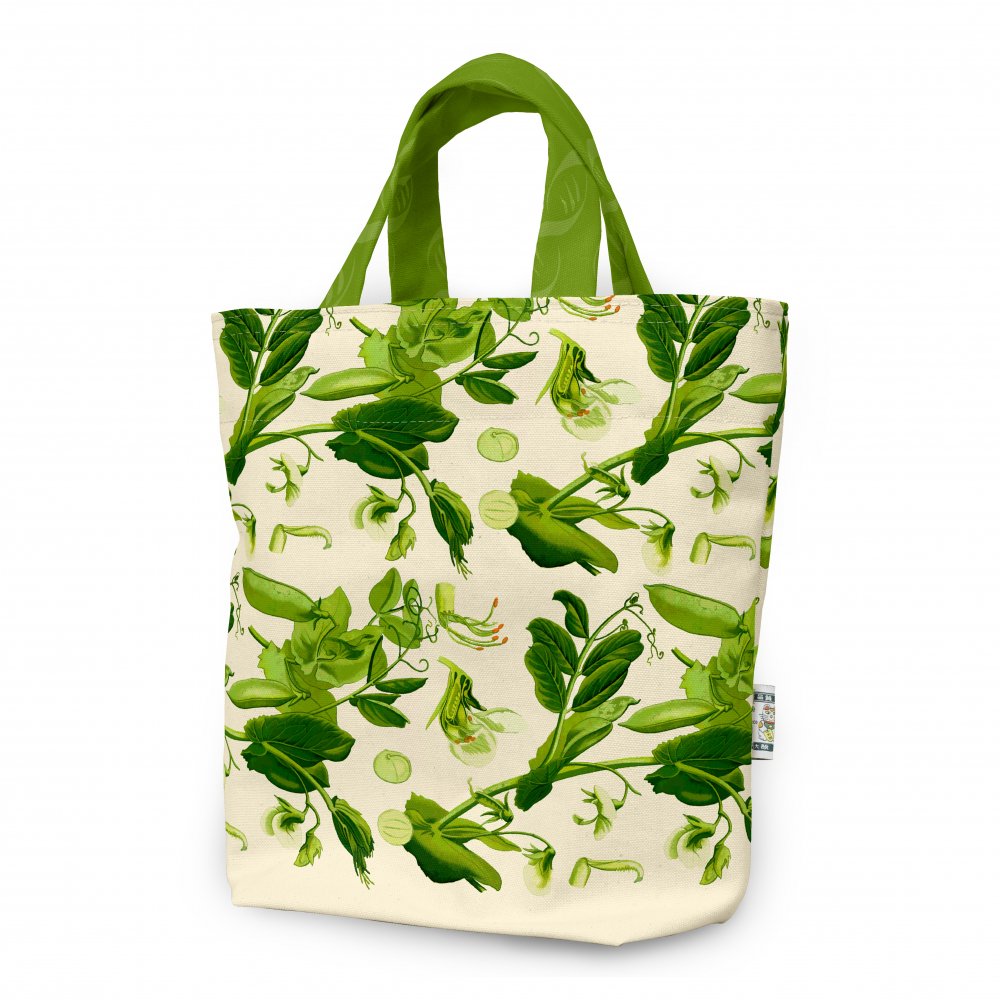 トートバッグ　TB00056　メンデルのマメ柄　