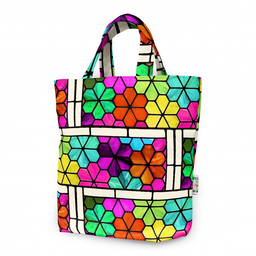 トートバッグ　TB00277b　ステンドグラス柄　