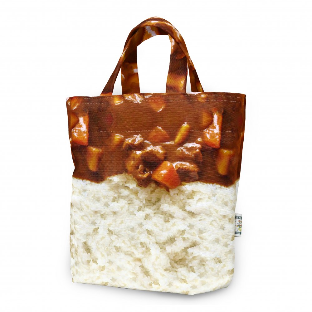 トートバッグ　TB101124　カレーライス柄　