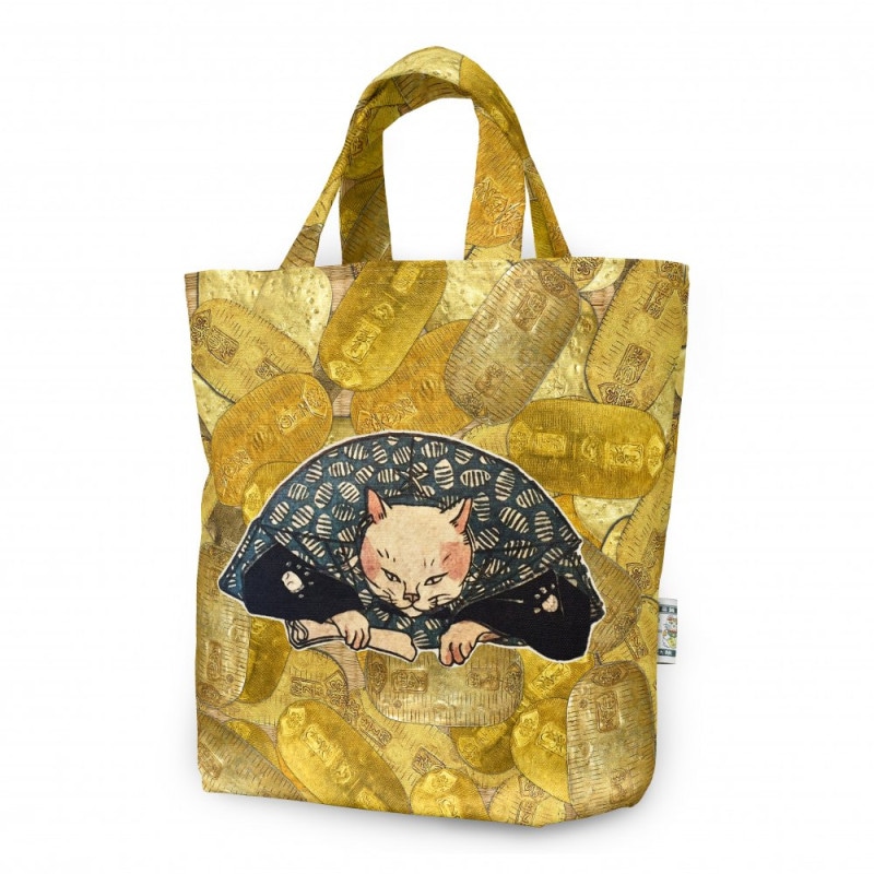 トートバッグ sTB50326 猫に小判柄 即納品 | ブランド別