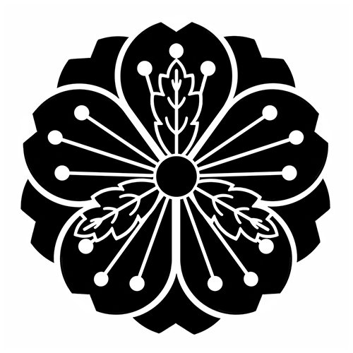 家紋　塩竈桜