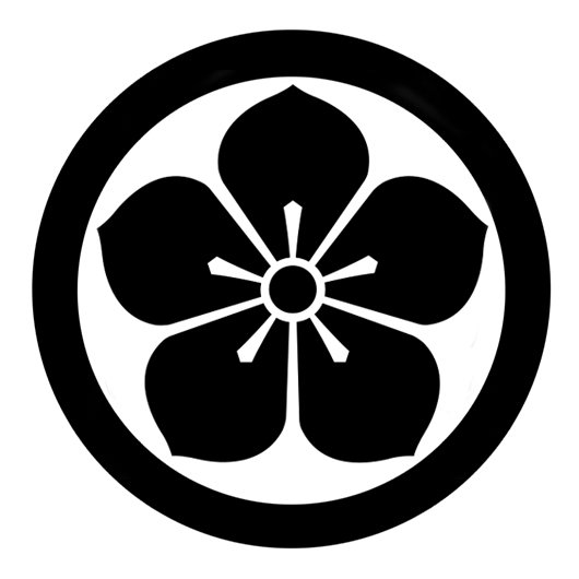 家紋 丸に桔梗 | 着物・帯,色無地 ※写真は振袖ですが普通袖もお