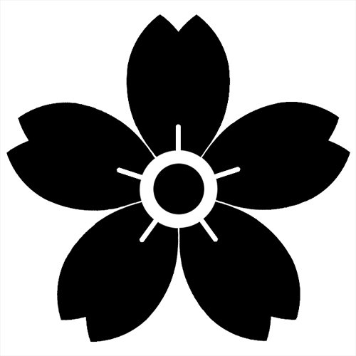 家紋　山桜