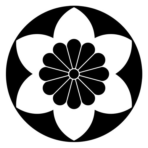 古布藍染体験　家紋　丸に桔梗 古布藍染体験 家紋 丸に桔梗