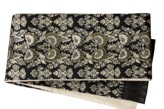 半幅帯（花房（ブラック））　SAK-HNOP191015