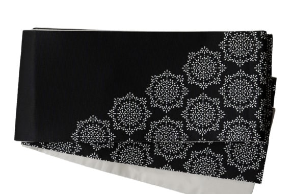 半幅帯（サンキャッチャー（ブラック））　SAK-HNOP190409