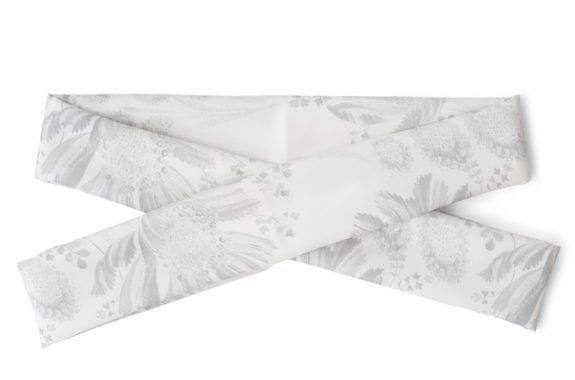 帯揚　ムーンライトフラワー（オフ）　SAK-OBA201023