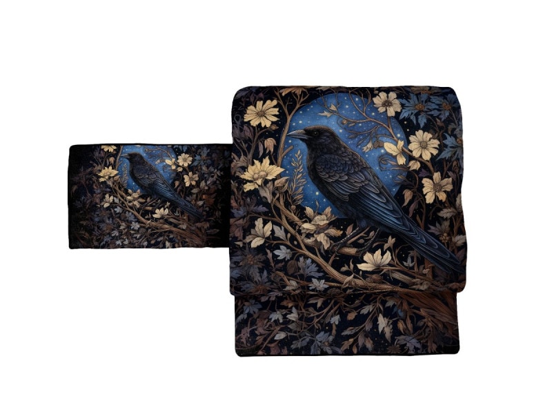 カラスと月名古屋帯京袋帯限定ゴフクヤサンドットコム