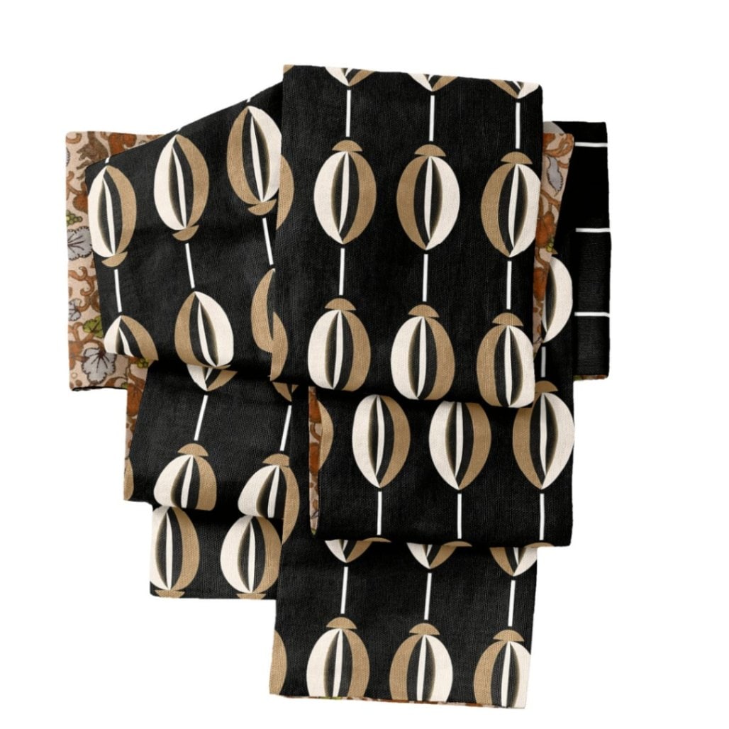 リバーシブル半幅帯　FH202372601