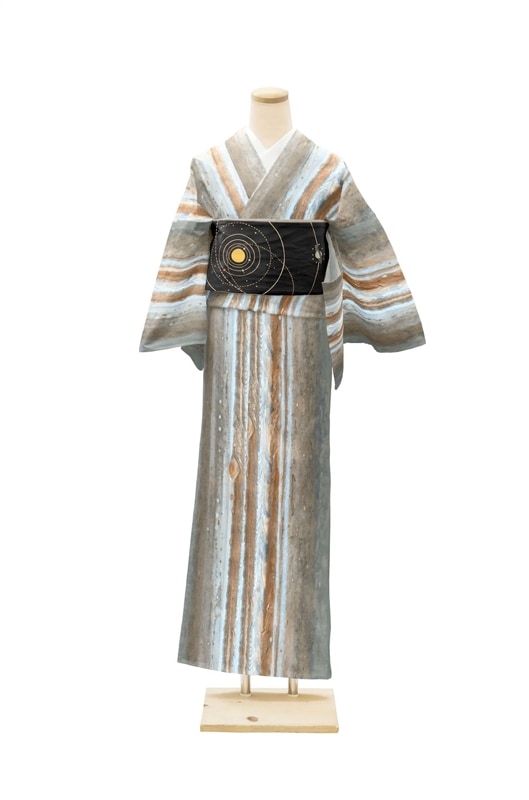 袷着物（ギンガムうさぎ・青） SAK-RMK1011a | さく研究所