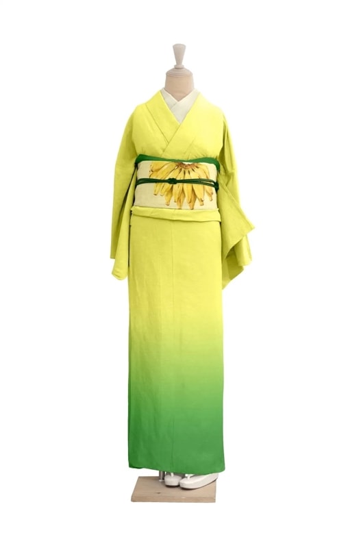 袷着物（ムーンライトフラワー（ライトグレー）） SAK-SMK200929