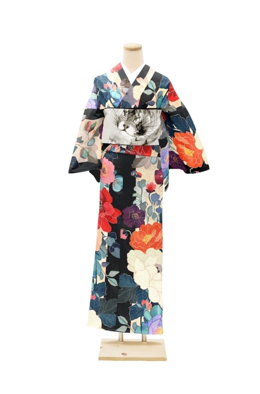 しゅり♡小紋 コウモリ 水玉 ドット 着物 やまと謹製 #675 アイテム