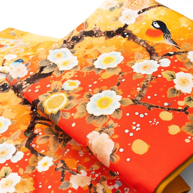 片袖フリル着物（バイカラー） SAK-KMKF20210518 | さく研究所