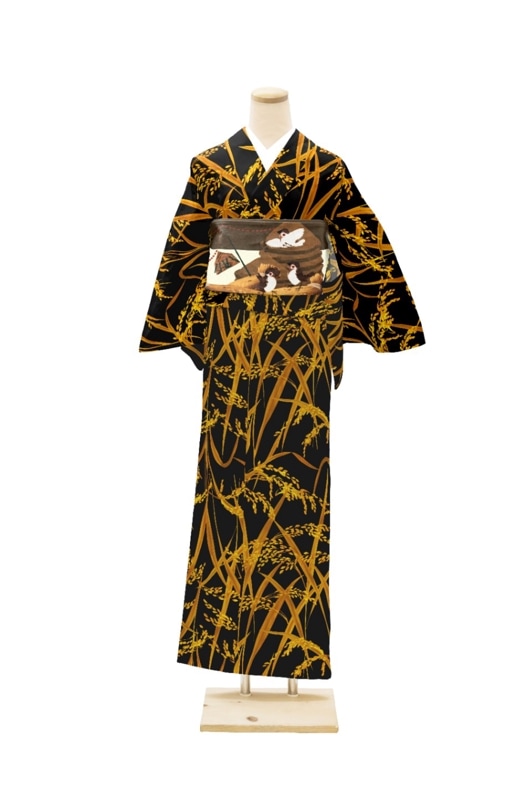 帯２　さく研究所　くつろぎ猫半幅帯　ベージュ　未使用　約３８８cm×１６cm 帯2 さく研究所 くつろぎ猫半幅帯 ベージュ 未使用 約388cm×16cm