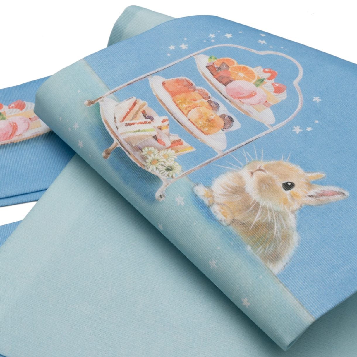 即納品　絽名古屋帯　lapin24042102　アフタヌーンティー