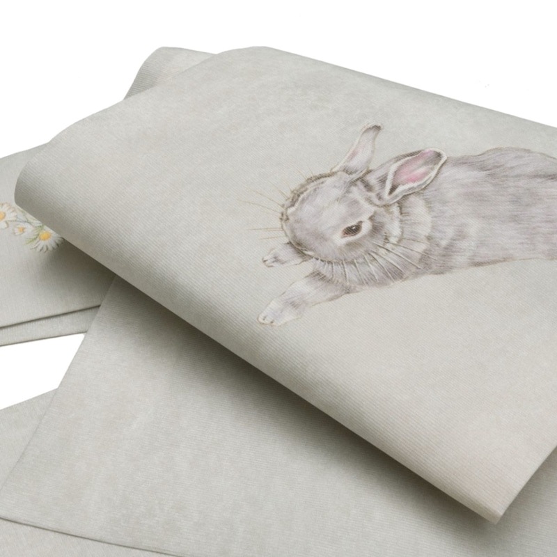 即納品 絽名古屋帯 lapin24042101兎唐草 はまなす色 | ブランド別
